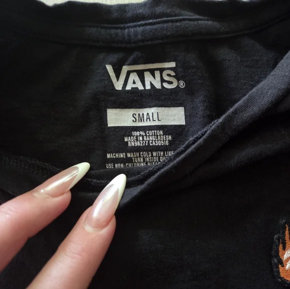 VANS Women’s Cool Breeze Crop Crew Sport Tee  Size Small - Picture 4 of 6